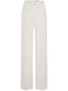 Hugo Boss Regular-fit Trousers In Matte Fabric In Yellow
