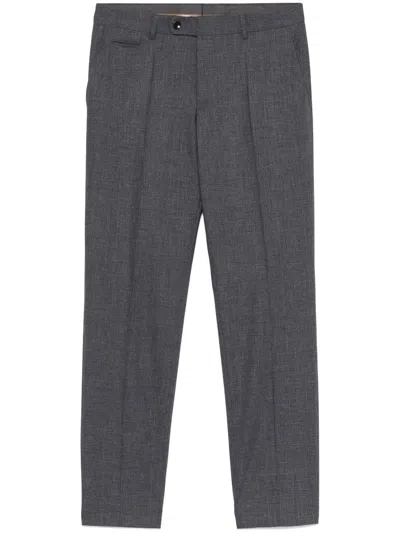 HUGO BOSS HUGO BOSS PRINCE OF WALES CHECK TROUSERS