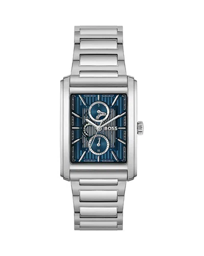 Hugo Boss Principle Dress Watch, 30.5mm In Metallic