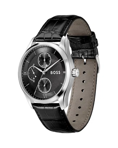 Hugo Boss Principle Master Watch, 41mm In Black