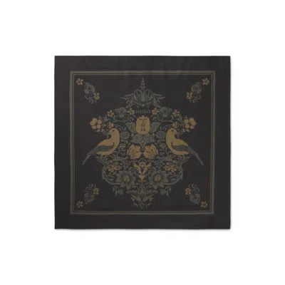 Hugo Boss Printed Bandanna With Logo Detail In Black