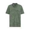 Hugo Boss Printed-graphic Polo Shirt In Mercerised Cotton In Multi