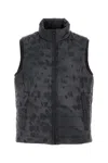 Hugo Boss Giubbino Smanicato In Nylon Stampato Uomo In Darkgrey