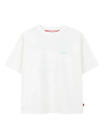 Hugo Boss T-shirt Mit Print In White