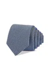 Hugo Boss Printed Skinny Tie In Light Pastel Blue
