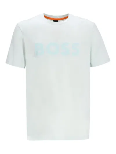 Hugo Boss Printed T-shirt In Green