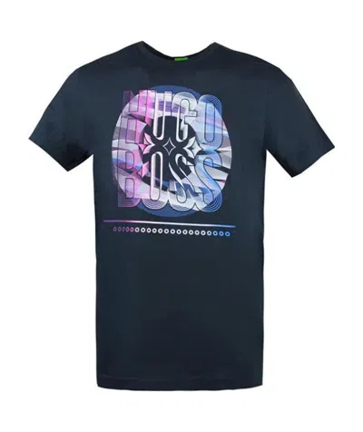 Hugo Boss Printed T-shirt In Black