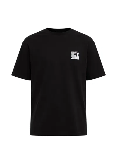 Hugo Boss Printed T-shirt In Black