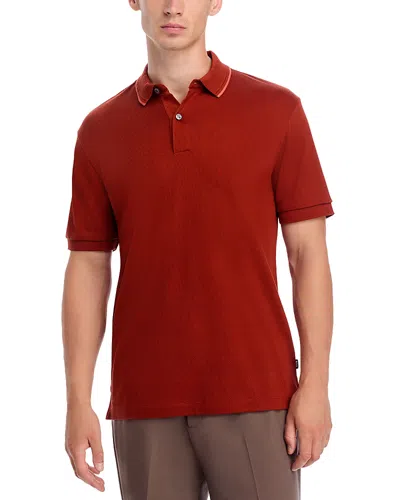 Hugo Boss Prout Polo In Red