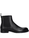 Hugo Boss Pull-tab Boots In Black