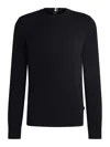 Hugo Boss Boss Sweaters In Azul Oscuro