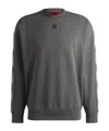 Hugo Boss Pure Cotton Comfortable Sweatshirt In Multi