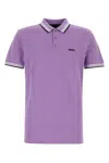Hugo Boss Paddy Contrast Mens Polo In Openpurple