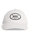 Hugo Boss Pyer Golf Off-course Baseball Cap In White