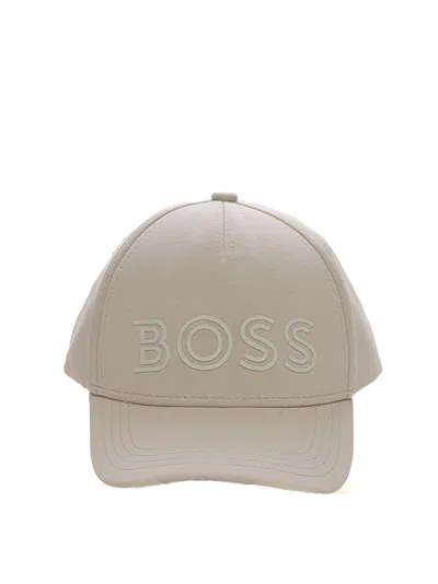 Hugo Boss Pyer-old-school- Baseball Cap In Beige