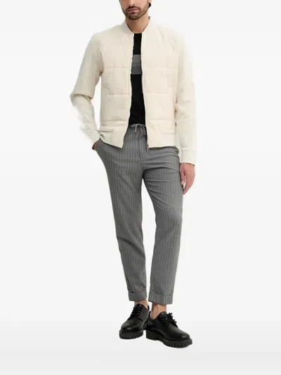 Hugo Boss Quilted Bomber Jacket In Multi