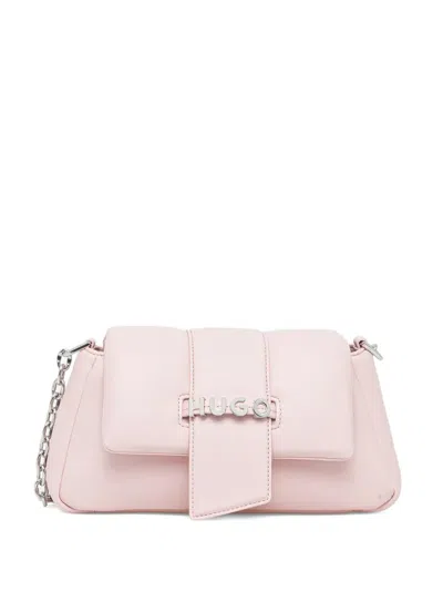 Hugo Boss Quilted Chain-strap Shoulder Bag In Pink