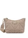 Hugo Boss Quilted Cross Body Bag In Neutral