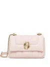 Hugo Boss Quilted Cross Body Bag In Pink