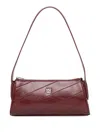 Hugo Boss Quilted-design Shoulder Bag In Burgundy