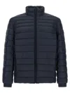 Hugo Boss Quilted Down Down Jacket In Navy