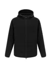 Hugo Boss Quilted Hybrid Jacket In Black