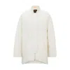 Hugo Boss Quilted Jacket With Water-repellent Finish In White