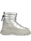 Hugo Boss Quilted Padded Ankle Boots In Multi