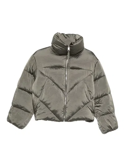 Hugo Boss Quilted Padded Jacket In Green