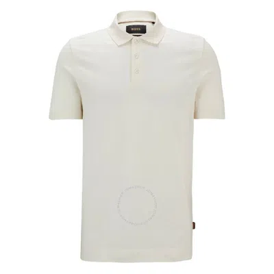 HUGO BOSS HUGO BOSS QUILTED PATTERN SHORT SLEEVE POLO SHIRT