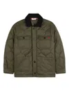 Hugo Boss Quilted Pocket Jacket In Green