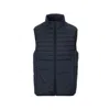 Hugo Boss Quilted Technical Vest In Transparent