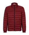 Hugo Boss Lightweight Padded Jacket With Water-repellent Finish In Red