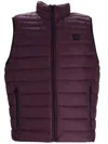 Hugo Boss Sleeveless Cotton Vest In 紫色