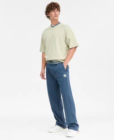 Hugo Boss Racing Bulls X Hugo Men's Dolmapan French Terry Drawstring Jogger Pants In Blue