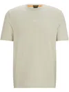 Hugo Boss Boss Camel "l-tesar 14" T-shirt In Neutrals