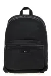 Hugo Boss Recycled Fabric Backpack In Black