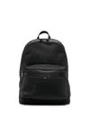 Hugo Boss Recycled Fabric Backpack In Black