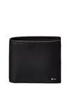 Hugo Boss Black Signature Stripe Wallet In Black