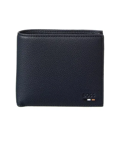Hugo Boss Ray Bifold Wallet In Blue