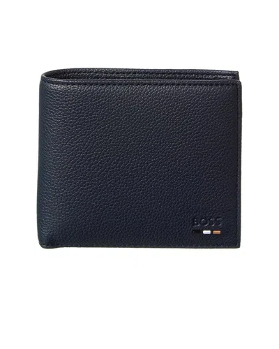 Hugo Boss Ray Bifold Wallet In Blue