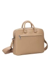 Hugo Boss Ray Document Case In Ivory/cream Beige