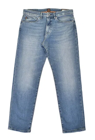 Hugo Boss Re Maine Regular Fit Stretch Jeans 427 Medium Blue
