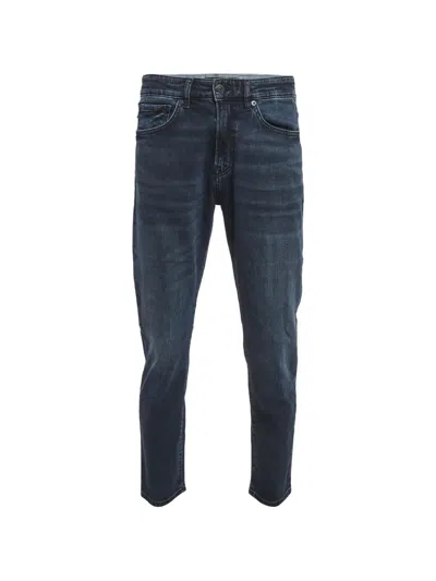 Pre-owned Hugo Boss Re. Maine Straight-leg Jeans In Blue