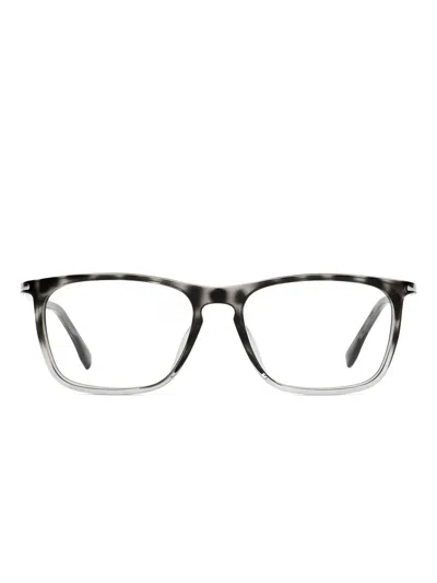 Hugo Boss Rectangle-frame Glasses In Black