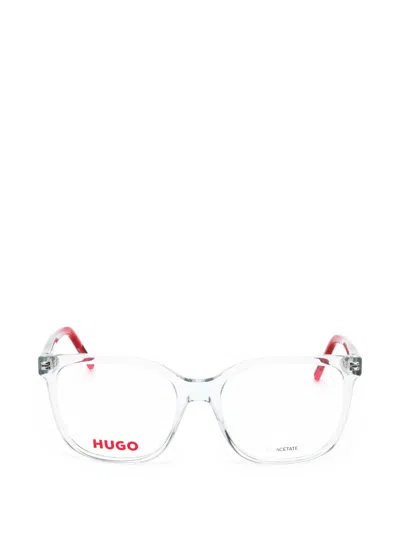 Hugo Boss Rectangle-frame Glasses In White