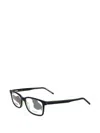 Hugo Boss Rectangle-frame Glasses In Black