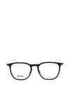 Hugo Boss Rectangle-frame Glasses In Black