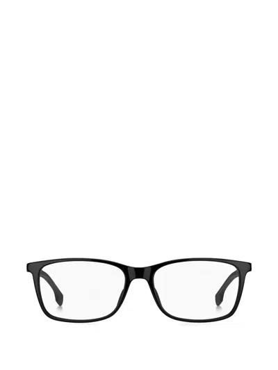 Hugo Boss Rectangle-frame Glasses In Black