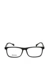 Hugo Boss Rectangle-frame Glasses In Black